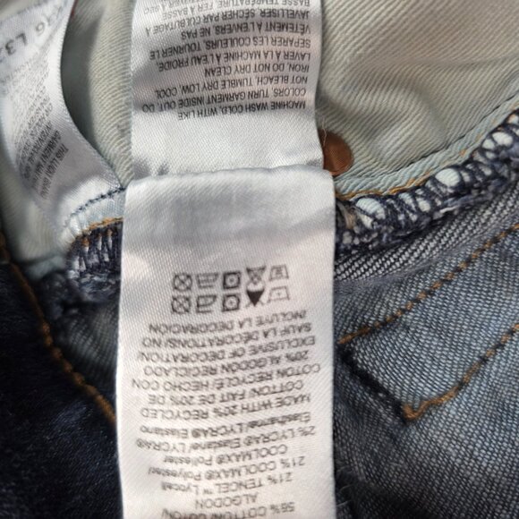 Lucky Brand 223 Straight Dark Blue Denim Jeans Mens Size 36X32 5 Pocket Pants 2 - Picture 10 of 11